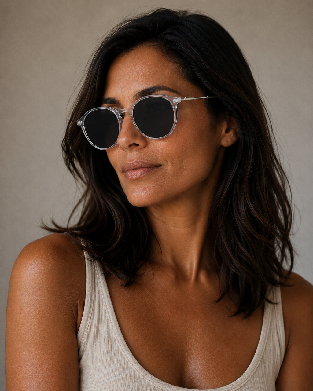 Gafas de Sol Redondas Vintage para Mujer