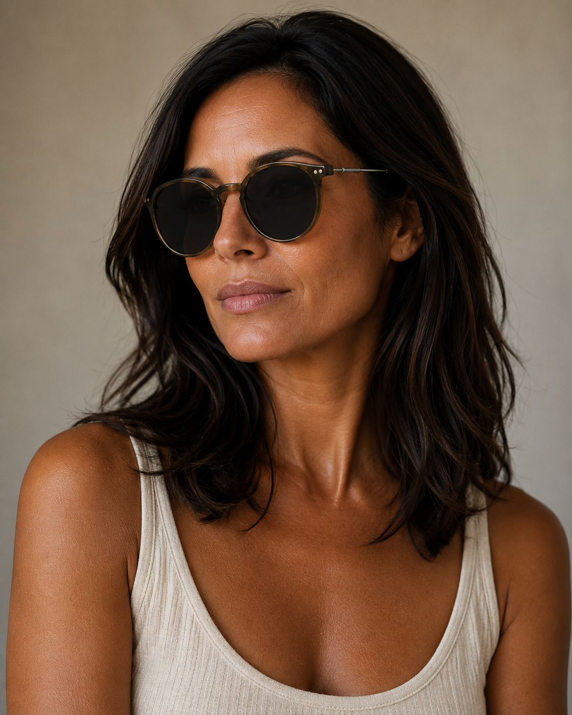 Gafas de Sol Redondas Vintage para Mujer