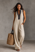 Mono Boho Bordado — Cuello en V