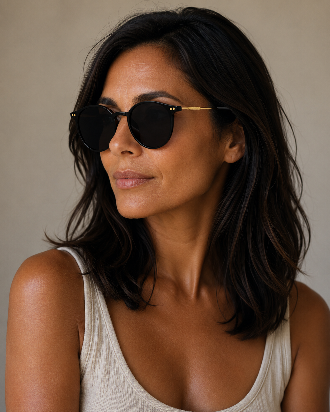 Gafas de Sol Redondas Vintage para Mujer